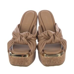 Jimmy Choo Leather Platform Sandals